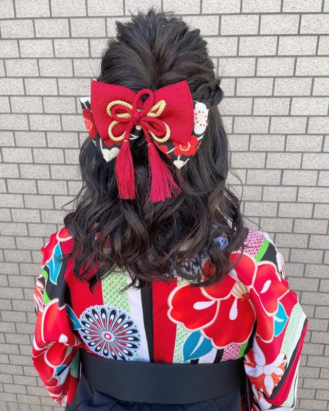 #卒業式ヘア◎着付け