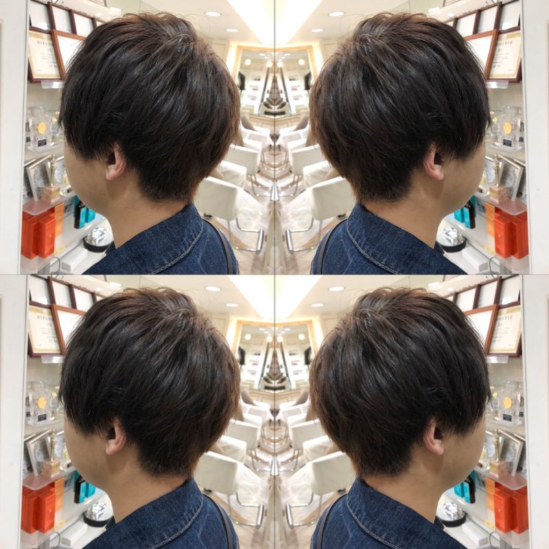 メンズＷカラースモーキーグレージュ【hiroki】
