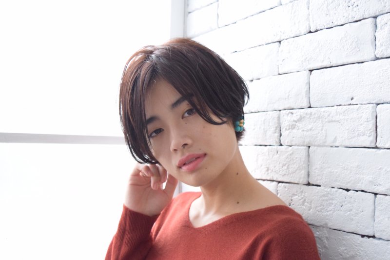 抜け感ショートボブ