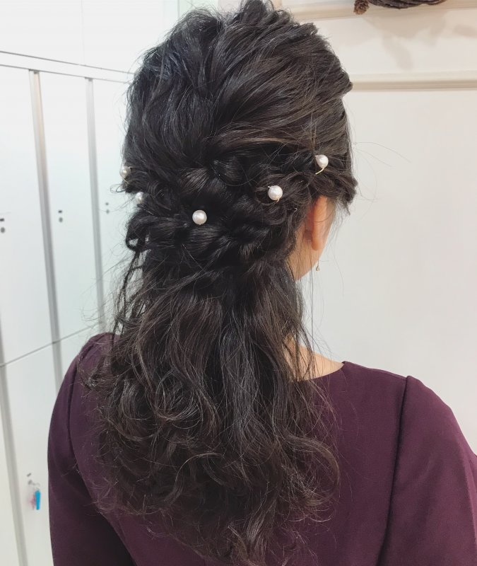 パーティーヘアセット