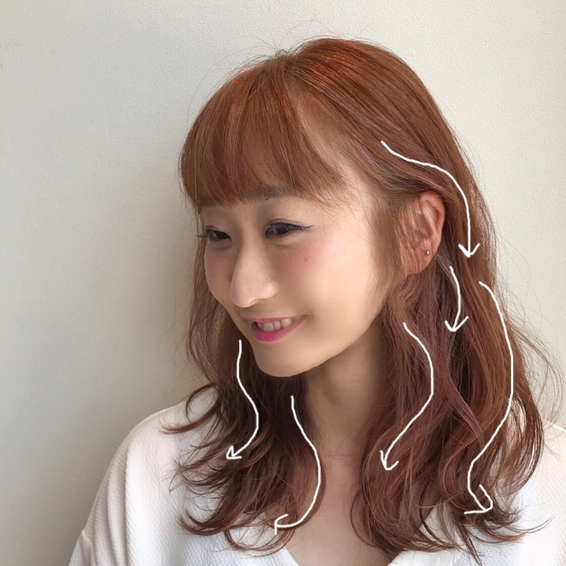 ハイライトで動きのあるモテスタイル☆
