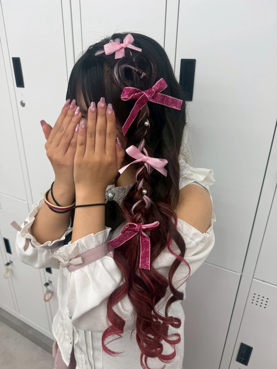 横浜で推し活ヘアメイク♪人気のリボンアレンジでライブ参戦！
