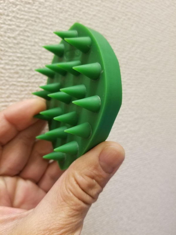 葉っぱのブラシ