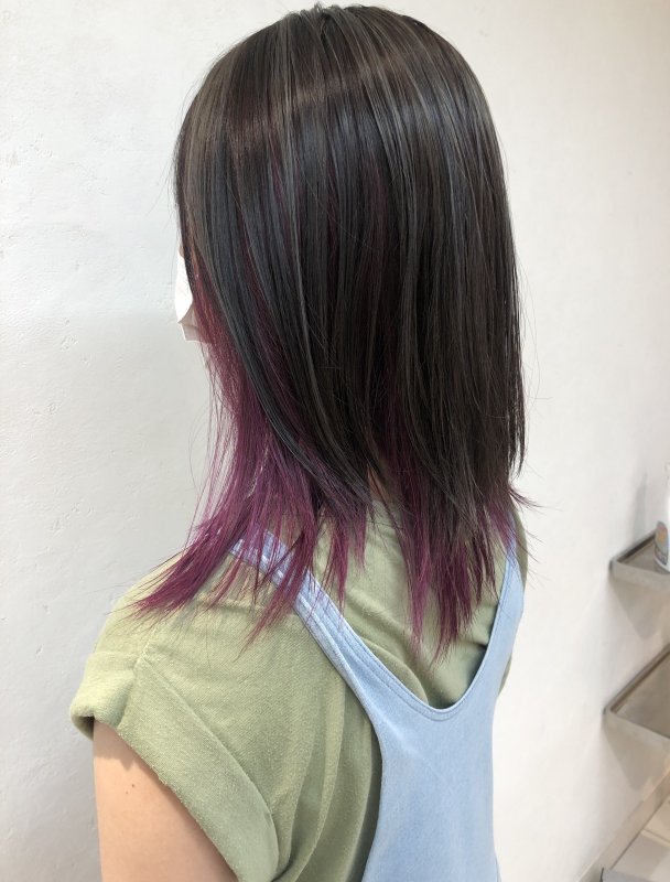 #インナーカラーとオシャレハイライト♪