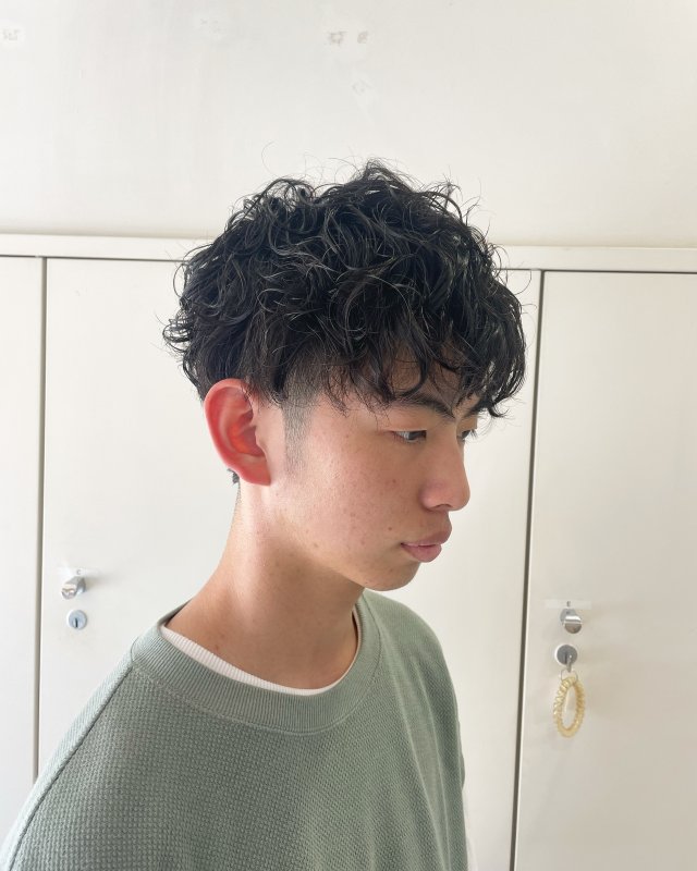 スパイラルパーマ