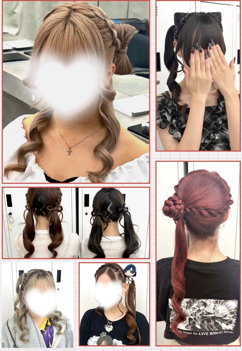 横浜の推し活ヘアメイク・ヘアセットならSTYLE横浜｜ライブ・イベント前の可愛いヘアアレンジ