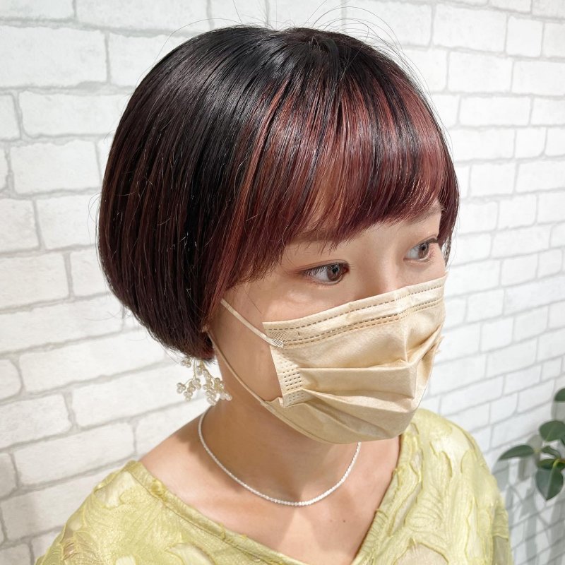 #前髪インナーカラー◎