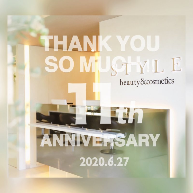【SALON NEWS】オープン11周年を迎えました！