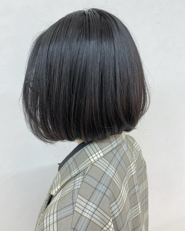 #就活OK黒染めじゃないブルーブラック