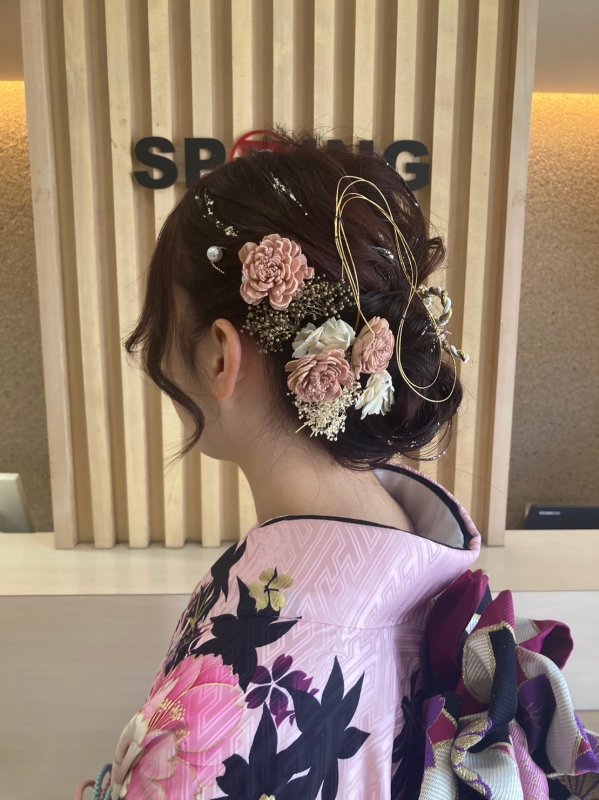 成人式アレンジ