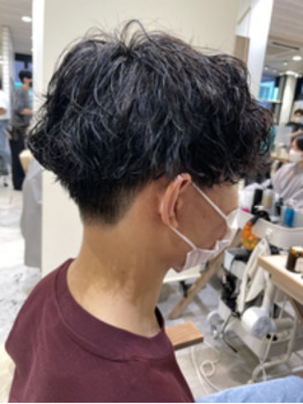 【ami】なみ巻きパーマ×メンズマッシュ