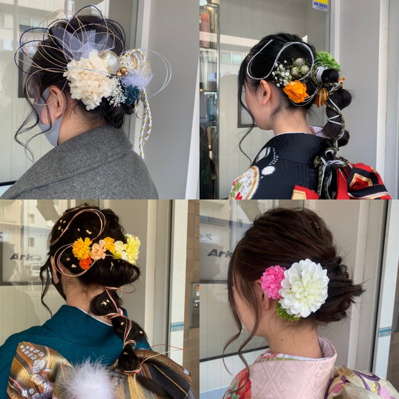 ★卒業式の袴の着付とヘアセットのお支度★