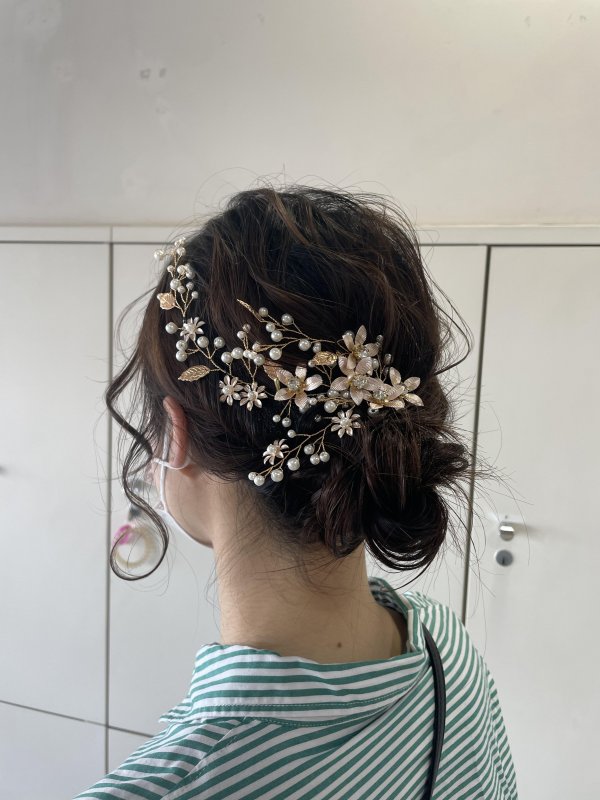 結婚式ヘアセット