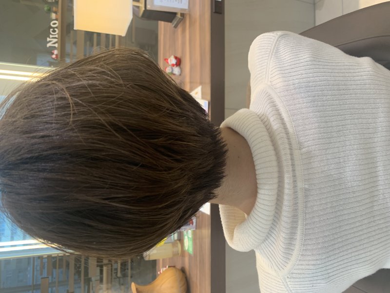 前下がりお可愛ショート