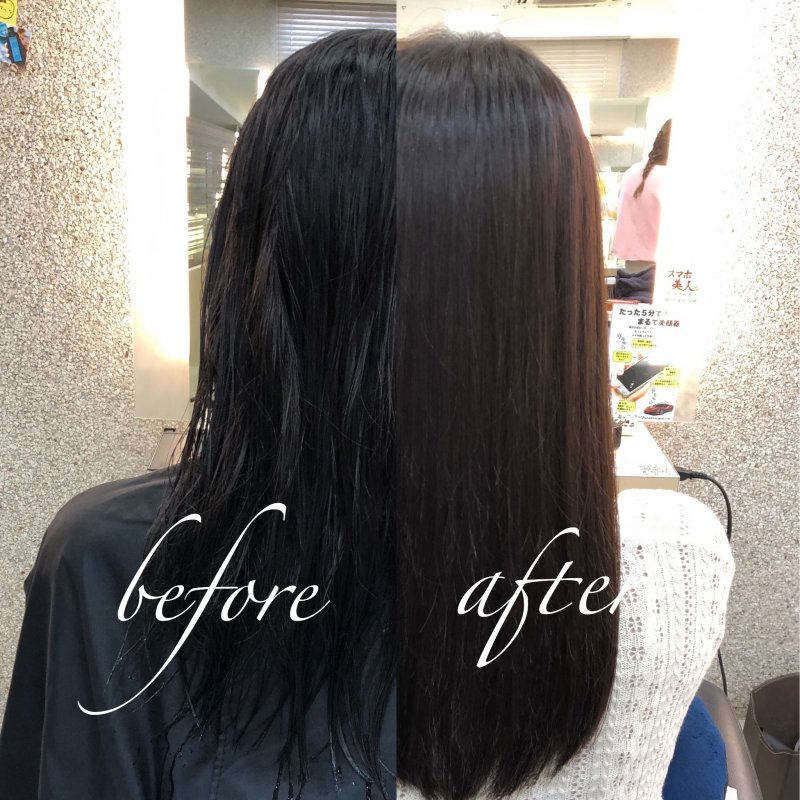 縮毛矯正before ~after