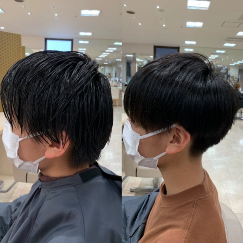 メンズ骨格矯正カット