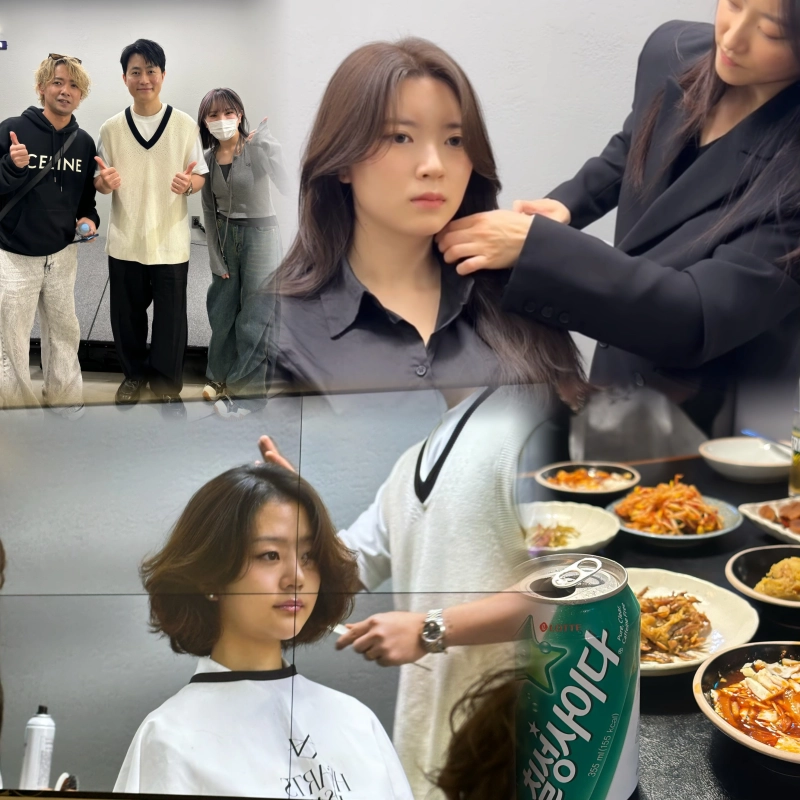 韓国でヘア＆メイク講習♪