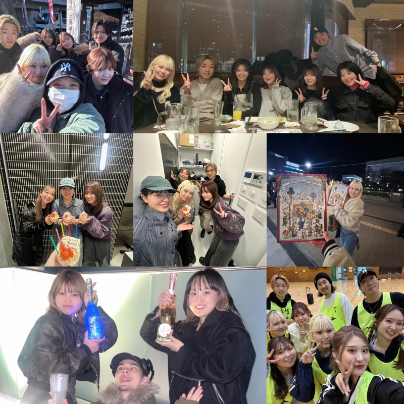 スタッフの仲の良さが自慢です💕