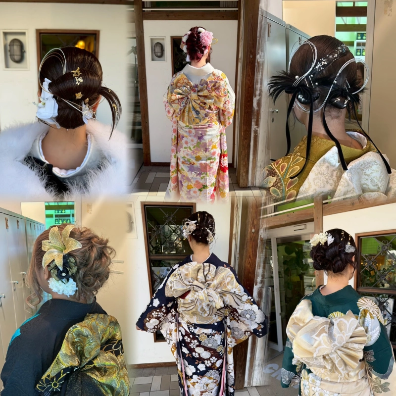 着付け、ヘアセット✨