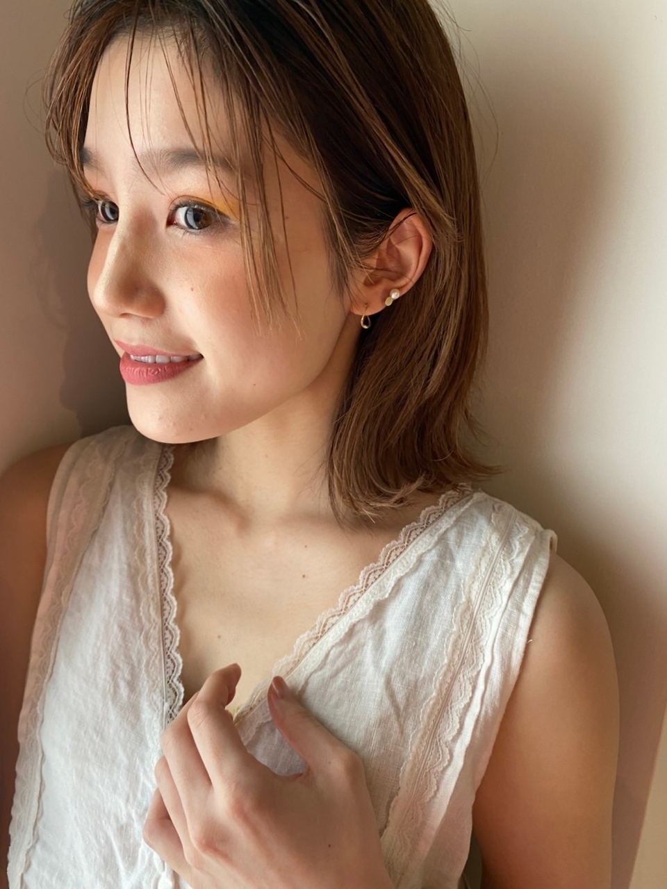 ハイライトカラーで白髪をぼかし、カラーをよりクオリティの高いものに♪