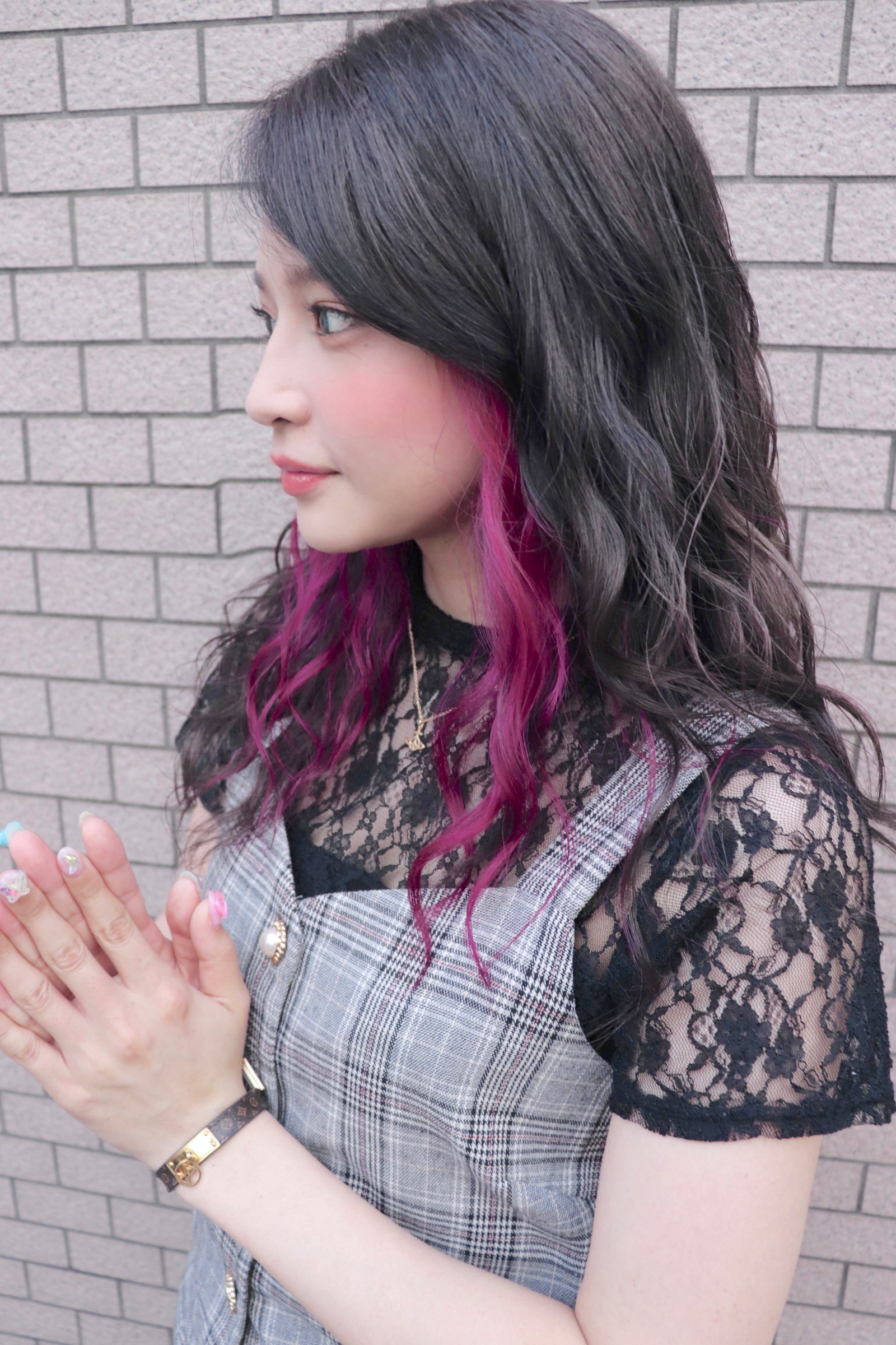 ＬＩＡで大人気のインナーカラー(ダブル)でヘアスタイルにエッジを効かせましょう☆