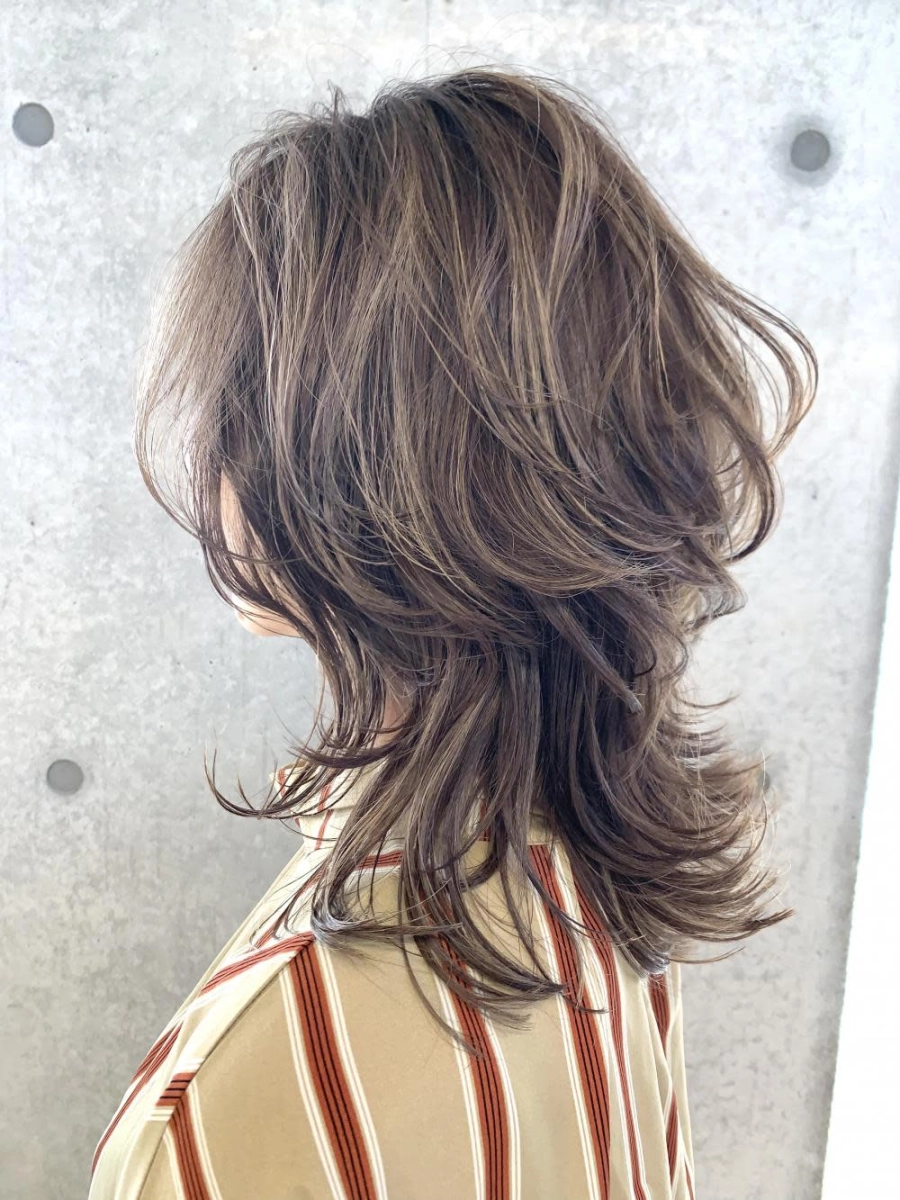 大人女性の為の強い味方★脱白髪染め、白髪ぼかしハイライト♪