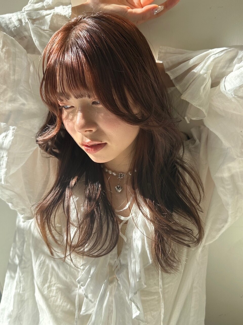 伸ばし中、キープ中の「少しだけイメチェンしたい」のご要望を叶えます。まとまるけど重たくない美髪ヘア☆