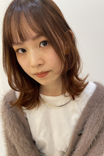 ブリーチなしオレンジカラー?