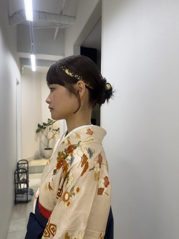 卒業式ヘア