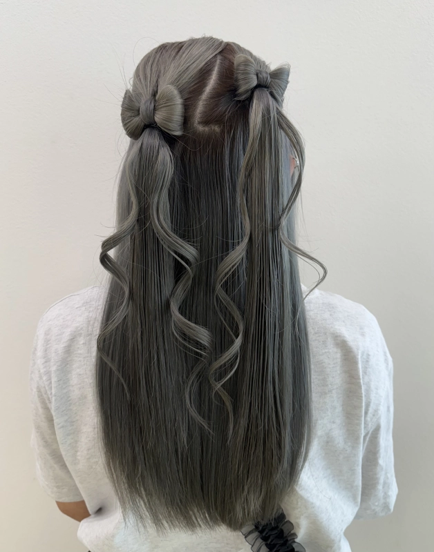 ヘアアレンジ/リボンヘア