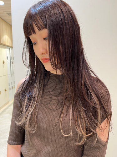 【manae】ロングレイヤーとインナーカラー
