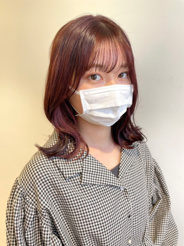 ピンクインナーカラー