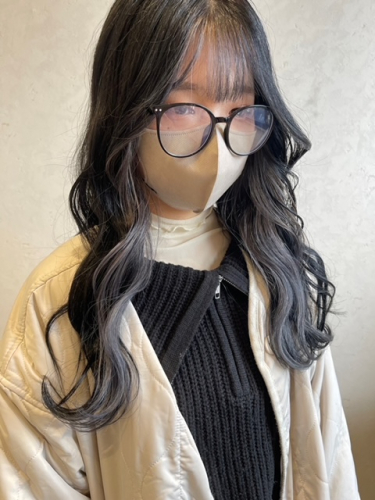 インナーカラーグレー