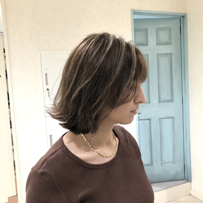 大人のハイライト✖︎ボブ