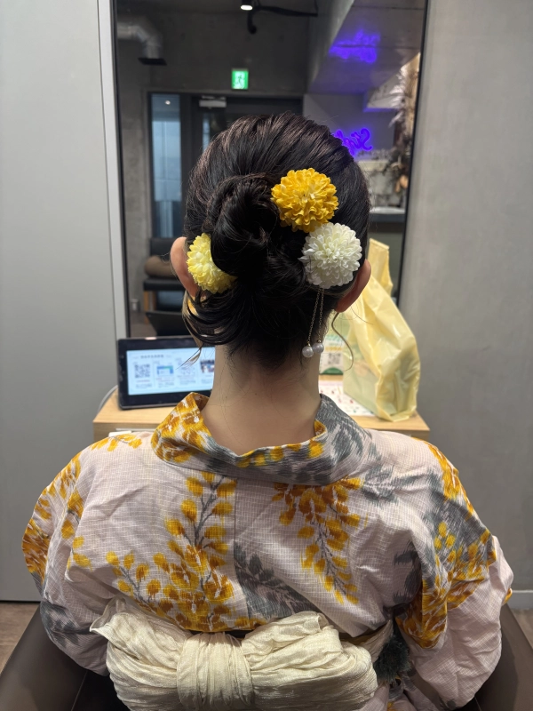 浴衣ヘア