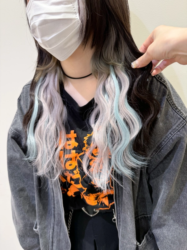 可愛いウルフエクステ
