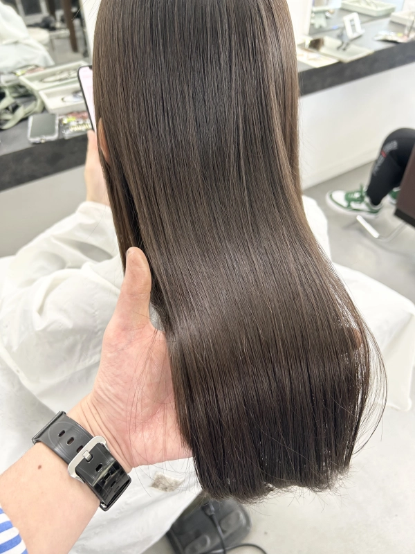 髪質改善ストレート