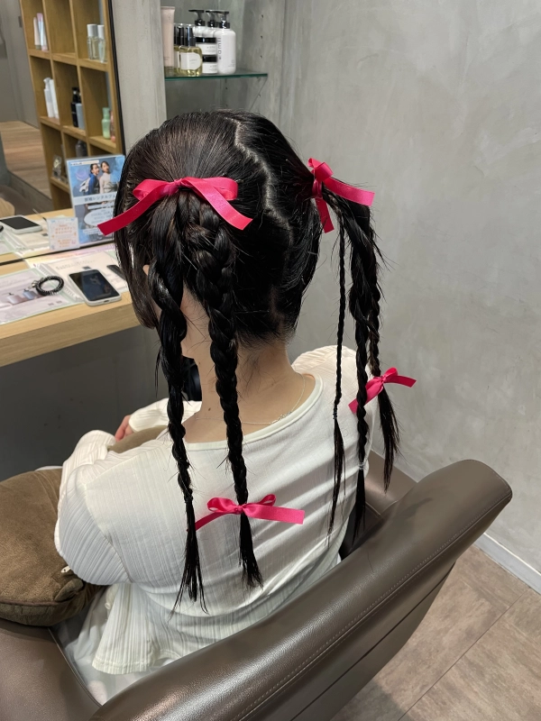推し活ヘアアレンジ