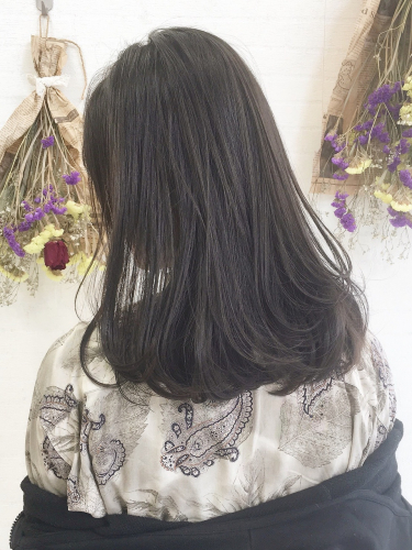 ブリーチしないで出来る☆透明感クリアアッシュ