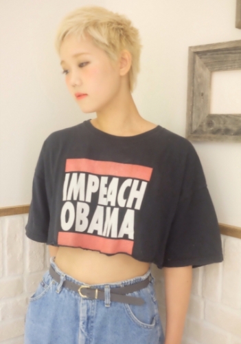 外国人風×ベリーショート×ハイトーン