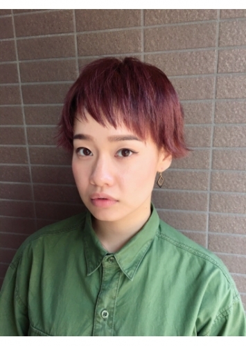 外ハネショート