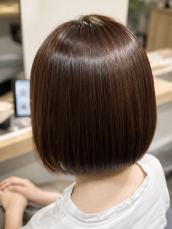 次世代髪質改善酸性ストレート×ボブ