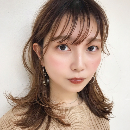 耳かけmedium シースルーバング