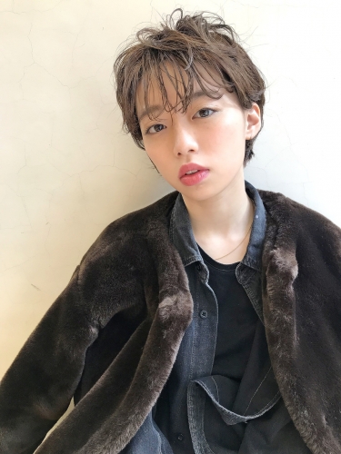 抜け感ショートミルクベージュ☆