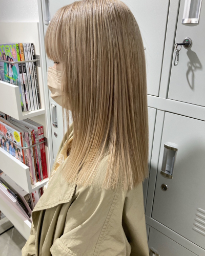 ダブルカラーブロンドベージュ☆