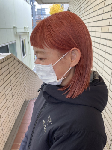 ダブルカラーオレンジベージュ☆