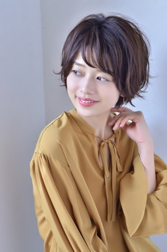 ゆるふわ　大人可愛い　ショートボブ