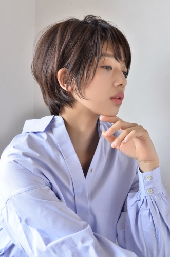 小顔ナチュラルショートボブ