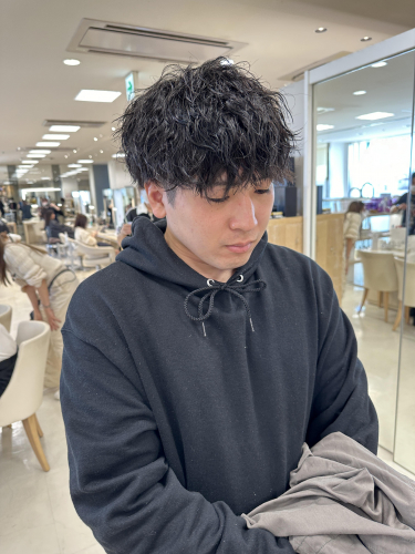 縦落ち ツイストスパイラルパーマ