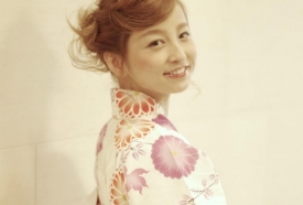 浴衣とヘアアップの受付もしていますよ！